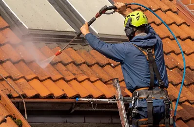 Démoussage et hydrofuge de toiture à Croixille
